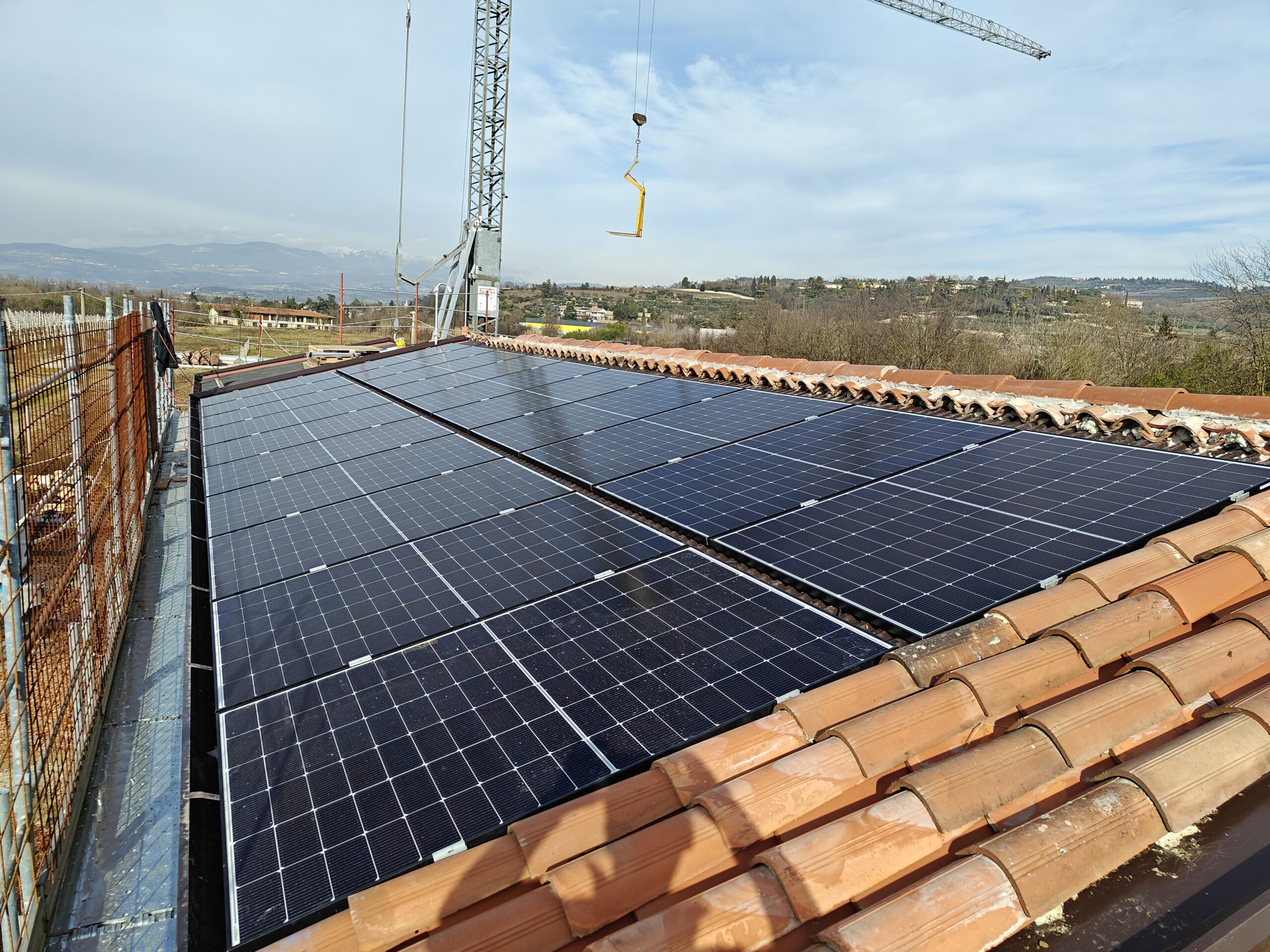 Fotovoltaico 13kWp su tetto a coppi